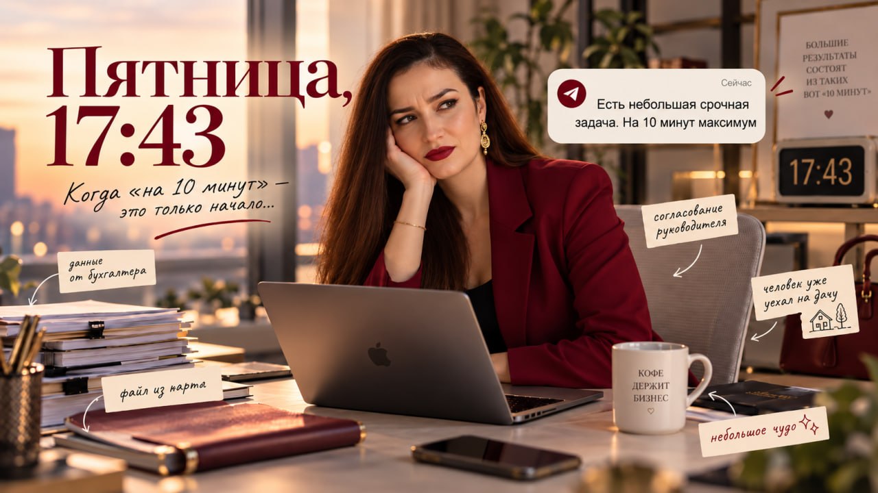 Пятница 17:43, ты уже мысленно дома. Компьютер... image preview