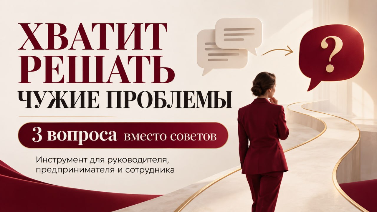 Хватит решать чужие проблемы. Научись задавать вопросы. image preview